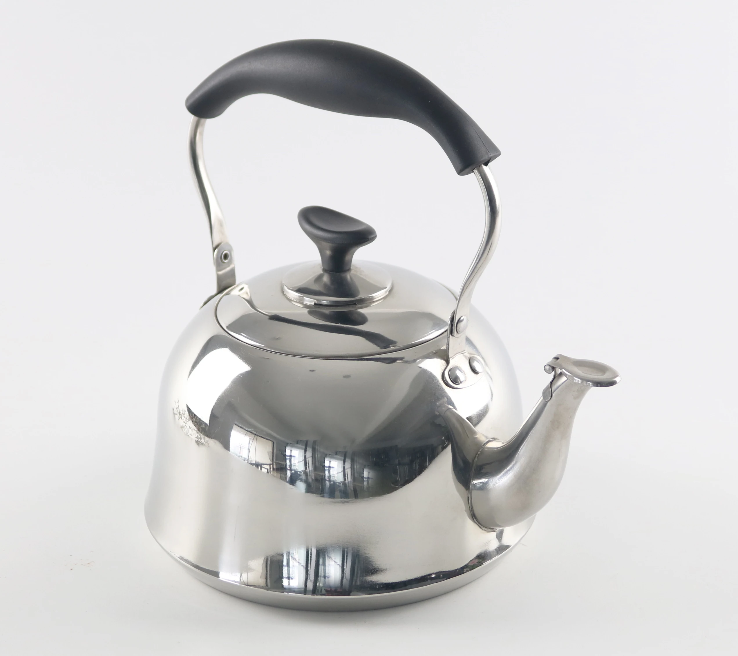 2L Food Grade Design Household Single Wall Stainless Steel Water Kettle Portable inductor use Tea Pot