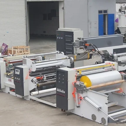 Fully automatic electric thermal film film making machine pe pp aluminium foil non woven extrusion laminating machine