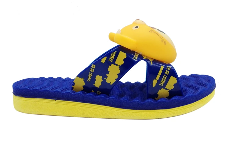 SEAVO cute funny 3D cartoon comfortable kids slippers