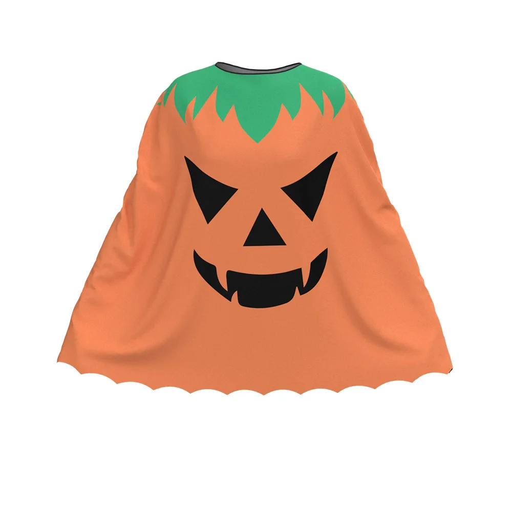Hot Sale Stage Performance Cosplay Wear Halloween Pumpkin Cape Party Costume For Adult Children