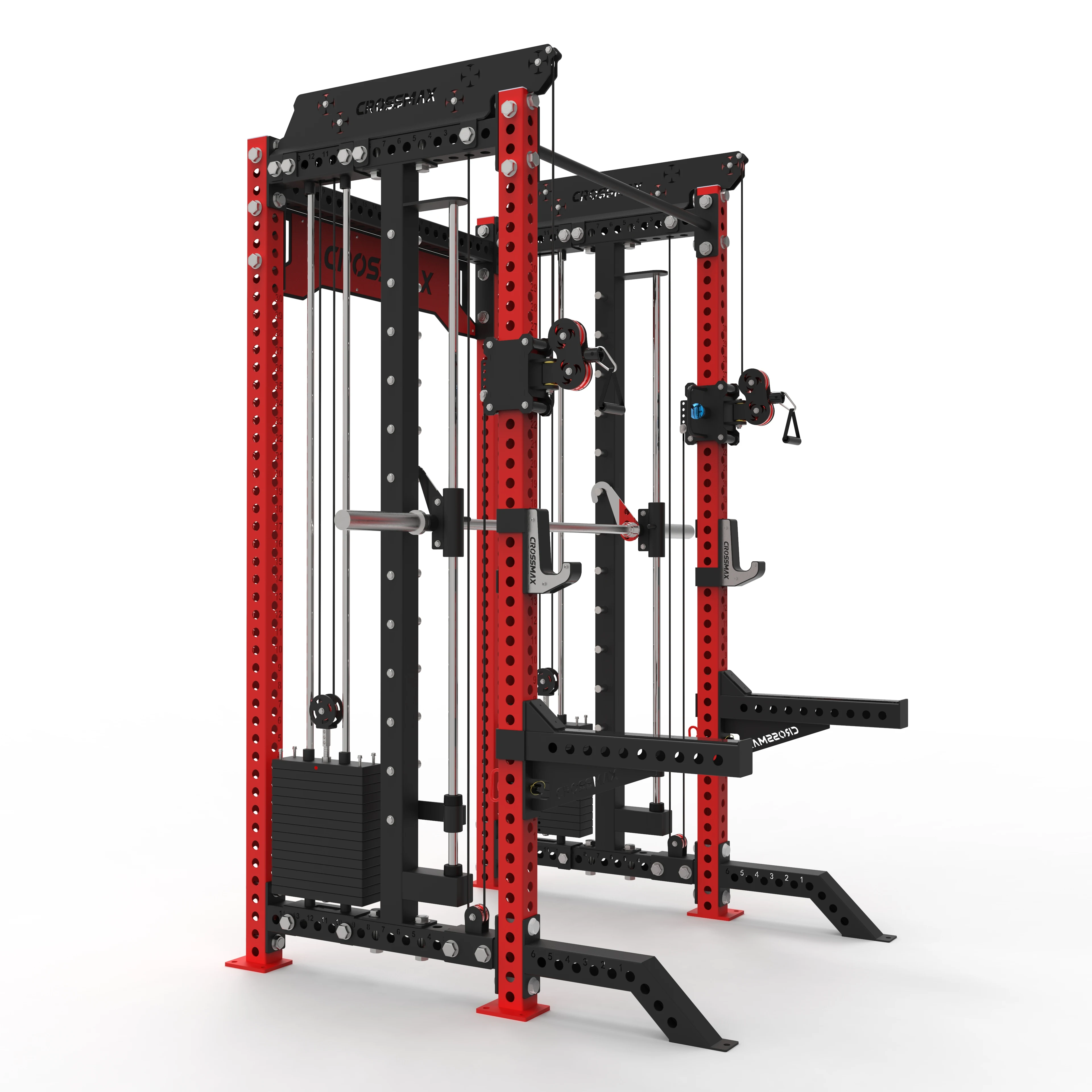 fitness equipment cable crossover machine smith machine multi functional power rack