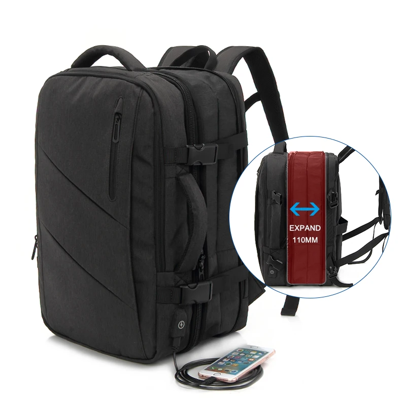 Fashion New Nylon Separate Dry Wet Large Capacity luggage Travel Expandable Backpack Laptop Travel Bag