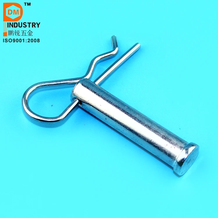 DIN1444 B Stainless Steel Flat Head Grooved Clevis Pin with hole