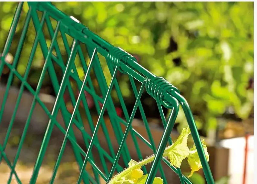 Large Cucumber Trellis metal  iron welded panels  A-Frame Garden plant Trellises