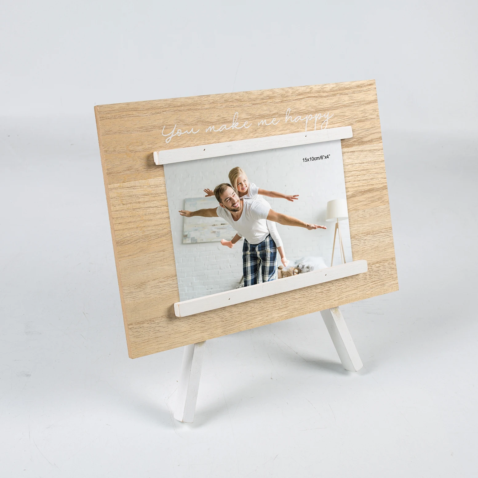 New Design Desktop Decoration My Family DIY Wood Picture Frame