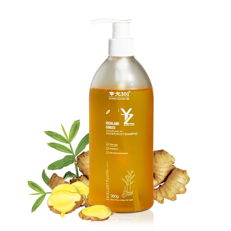 OEM High Quality Herbal Extract Anti Hair Loss Ginger shampoo
