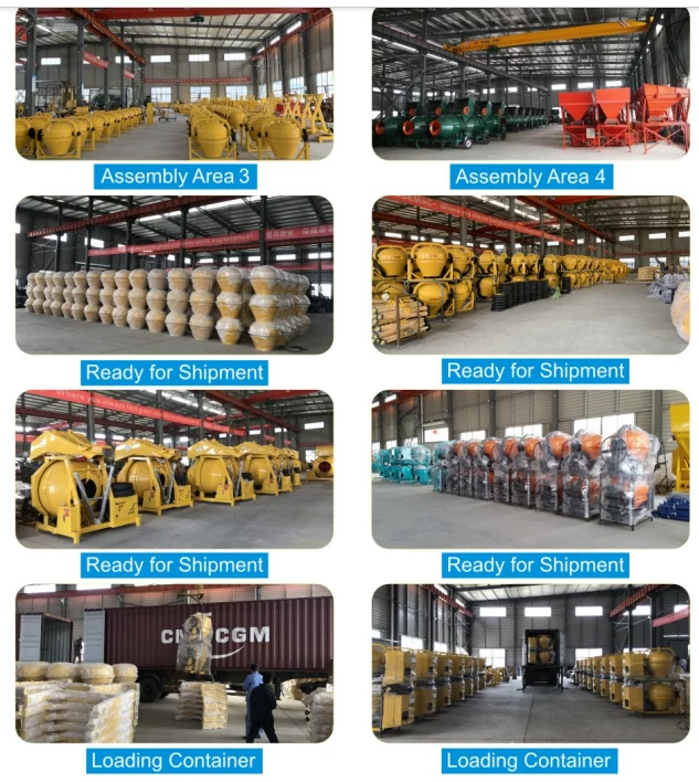 Mobile Concrete Mixer Diesel Concrete Mixing Machine Mini Type Bucket Fit Concrete Mixer for Sale