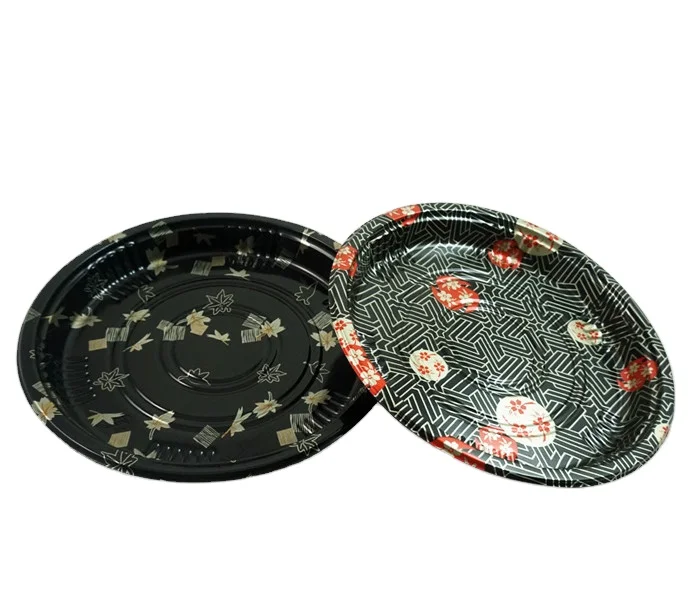 XJT-51R High quality disposable plastic sushi container with lid