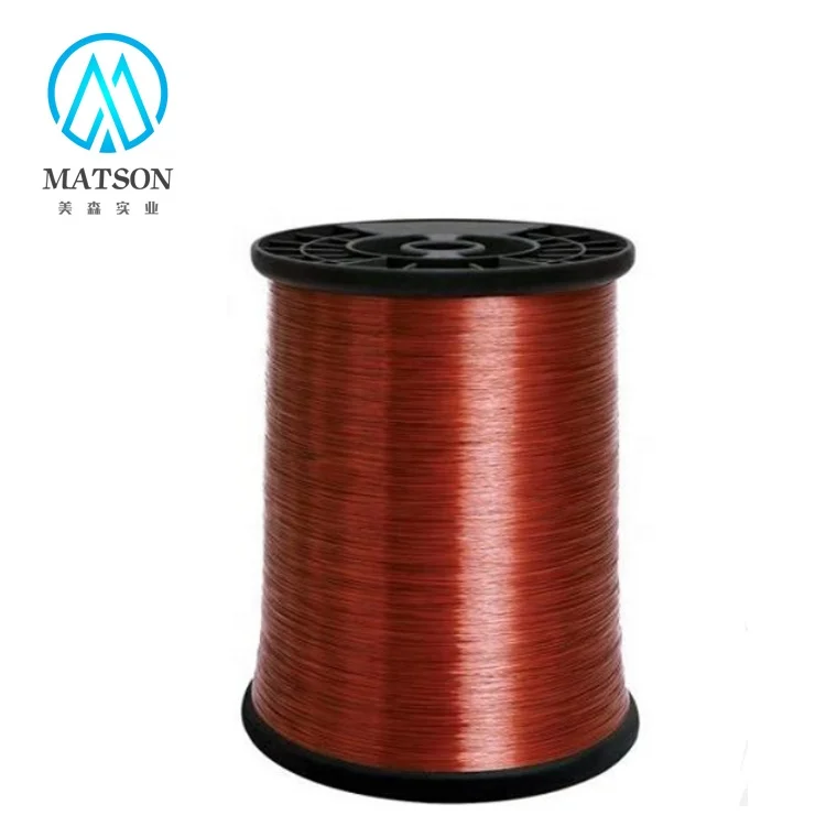 155 grade sliver coated enameled copper round wire