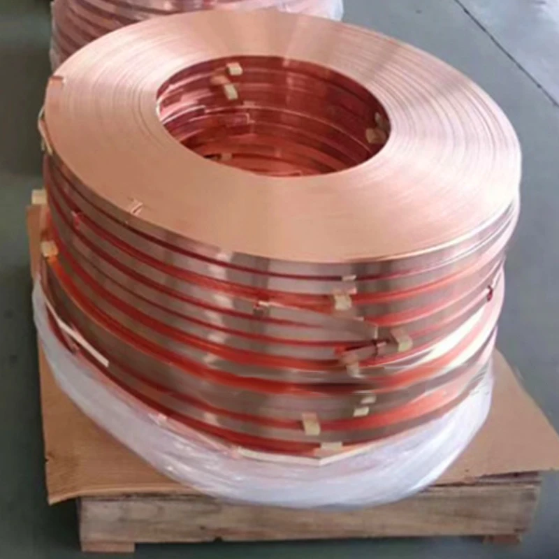 China Professional Manufacturer 99.99%  red copper coil/strips Pure Copper Strip For Electrical Industry