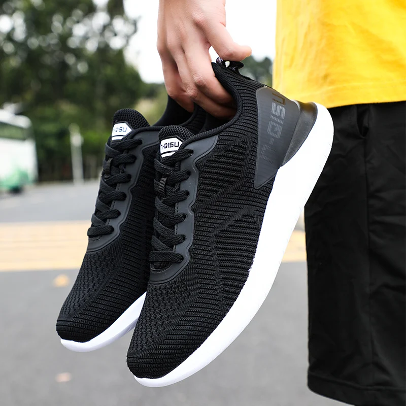 Athletic Fitness Outdoor Lightweight Training Footwear Stock Sneaker Shoes by QISU