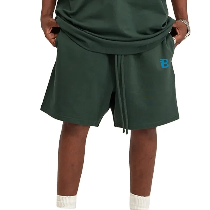 2023 New Arrival Wholesale Sweat Shorts With Zip Pockets Custom Embroidery Men Summer Shorts