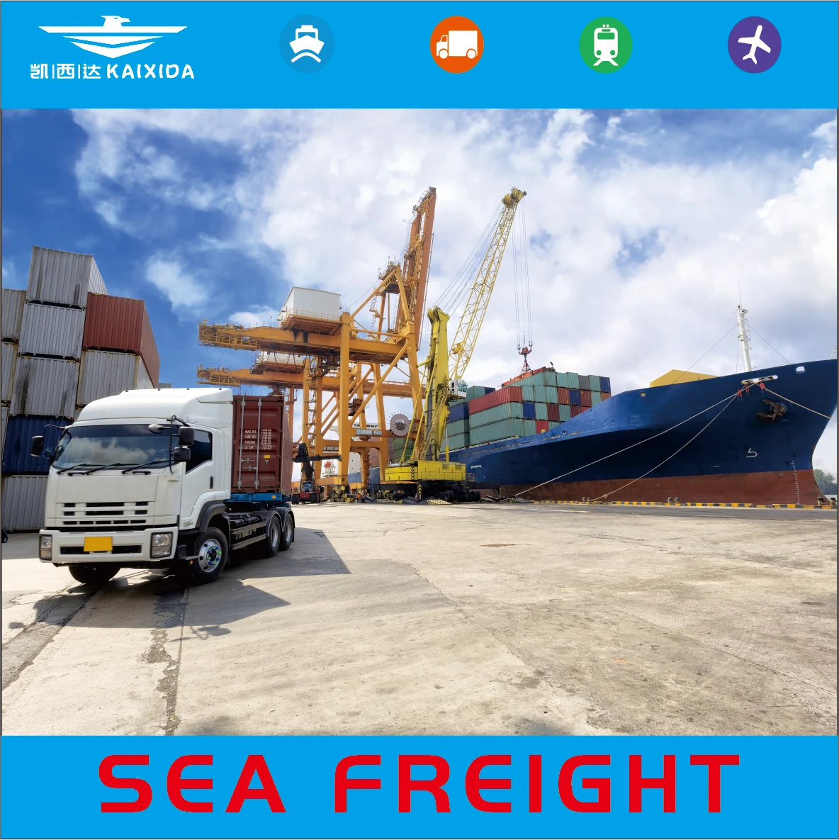 kaixida Professional cargo transport from China to Russia DDP transport Agent to Russia Europe transport to Russia