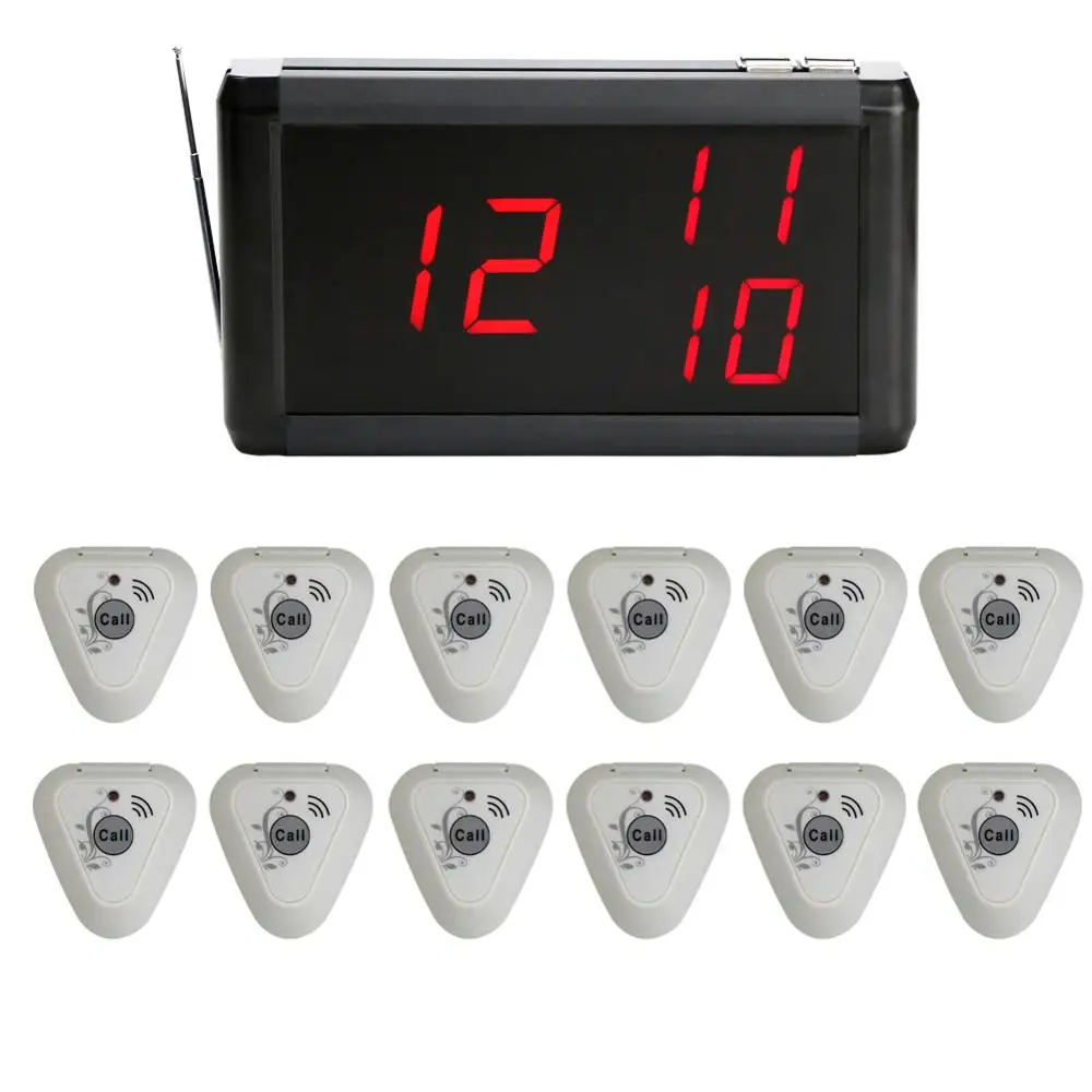 CATEL CTM699 Receiver CTT31 Call Button Wireless Calling System for Restaurant