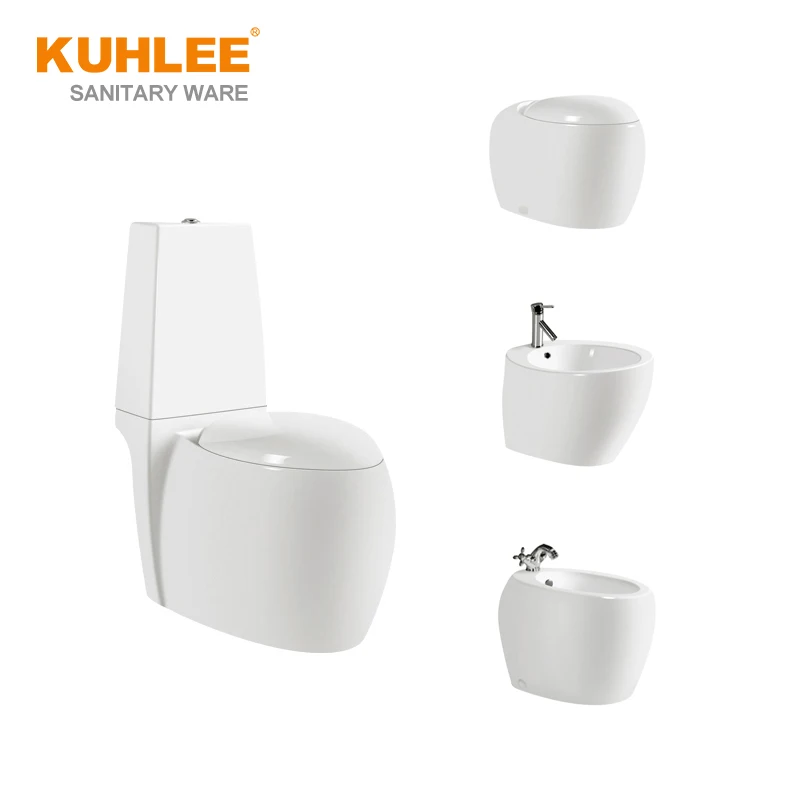 China New Special Design Bathroom Suite Sanitary Ware Set One Piece Toilet Bowl Set With Sink Bidet