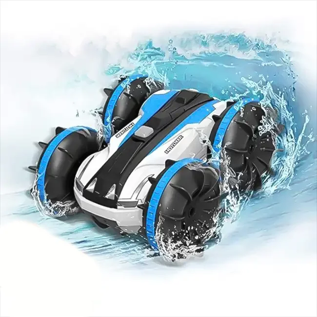 wholesale dual control hand gesture high quality 2.4g amphibious remote control car off road tumbling wheel driving stunt rc car