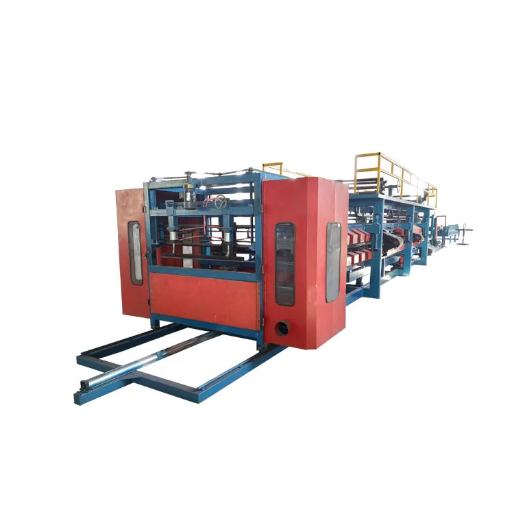 EPS PU sandwich panel making machine Production Line Steel PU Foam Sandwich Panel System Roof Wall Panel Making Machine