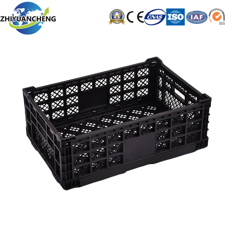 Plastic Collapsible Farm Folding Egg Box Vegetable & Fruit Crate Boxes Wholesale