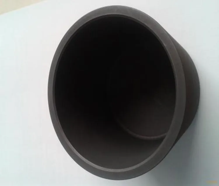 Customized Any Size High Pure And Density Graphite Crucible For Melting Cast Iron