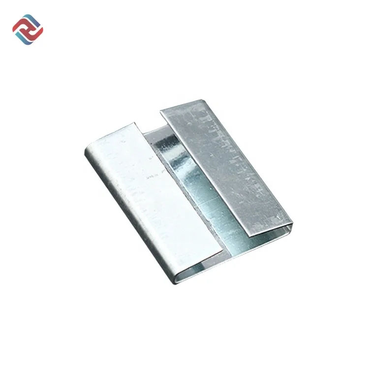 Manual Packing Strapping Seal for PET and PP 12mm 13mm 16mm 19mm PET strap Clip Steel Seal/Metal Buckle Serrated Seal