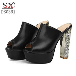 Spring and summer new sandals fish mouth waterproof platform super high heel womens shoes wholesale custom single shoes