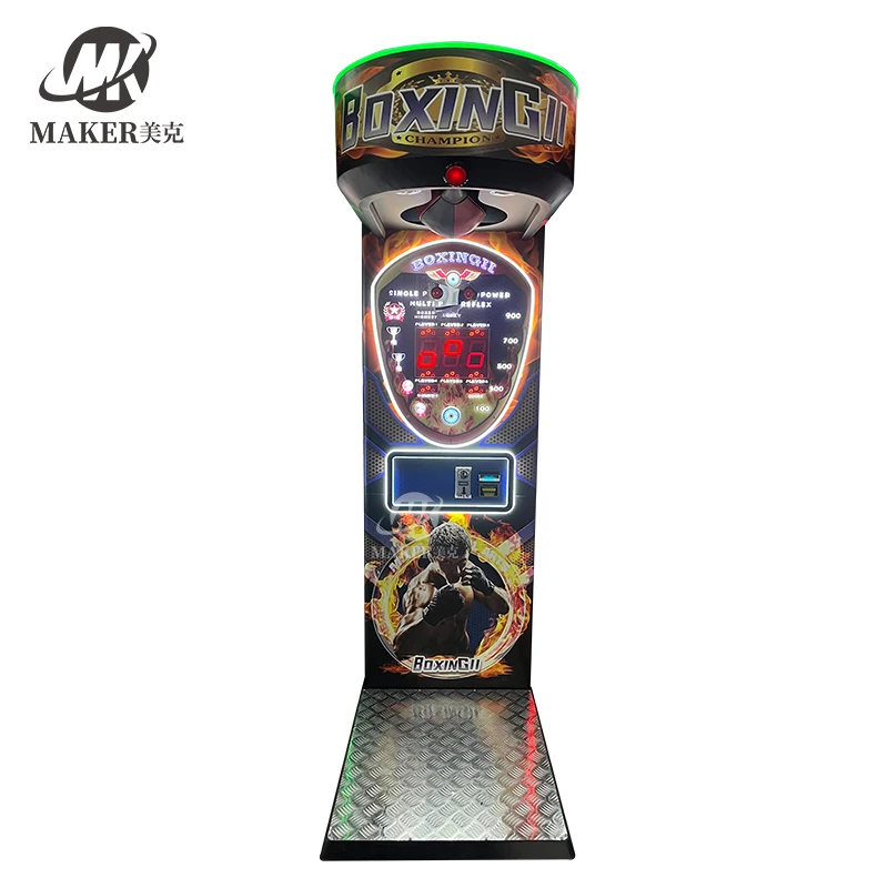 New Coin Operated Electronic Boxing Machine Indoor Kicking And Punching Boxing Arcade Sport Game Machine