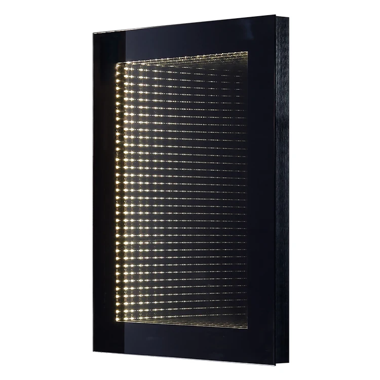 Bathroom Infinity Rectangle Magical mirror led hotel bathroom mirrors touch switch for bathroom led mirror