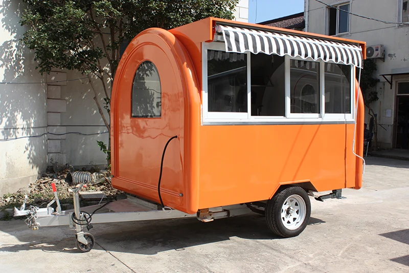 Yieson Full Customized Food Trailer mobile deep fryer cart Used For Low Cost Business Widely Used Trailer Made In China