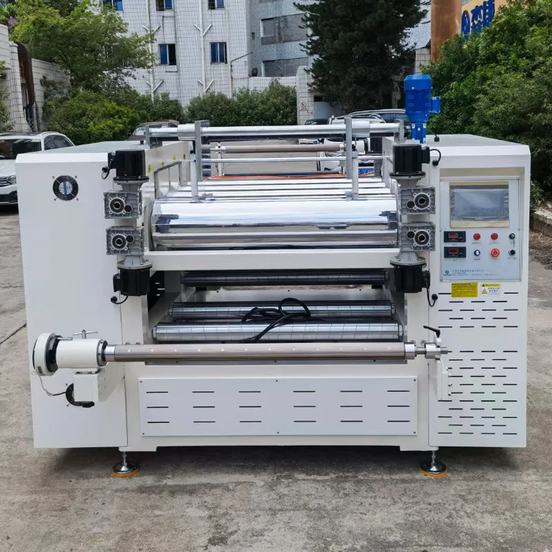 Automatic five-roll silicone calender equipment Semi-solid thermally conductive silica gel and phase change material production