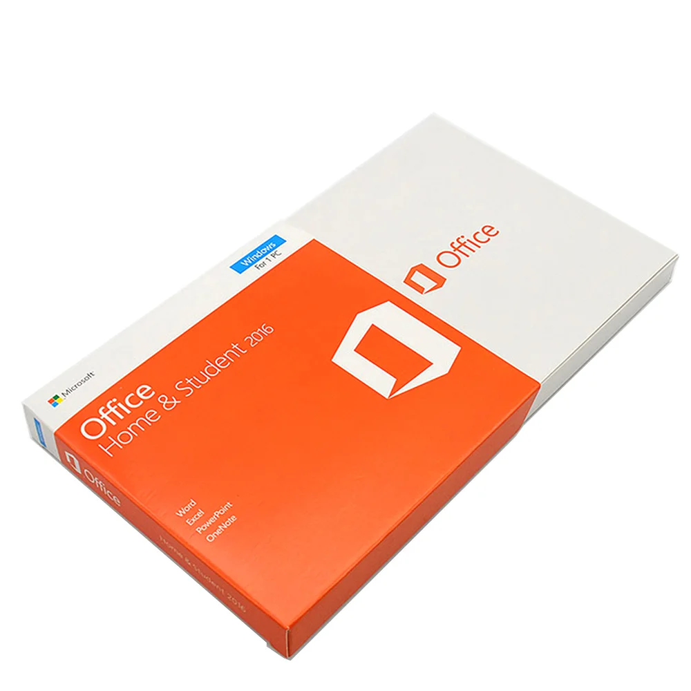 Original office Home and Business 2016 Retail Box DVD COA Key for Office applicaton software Download and Activation