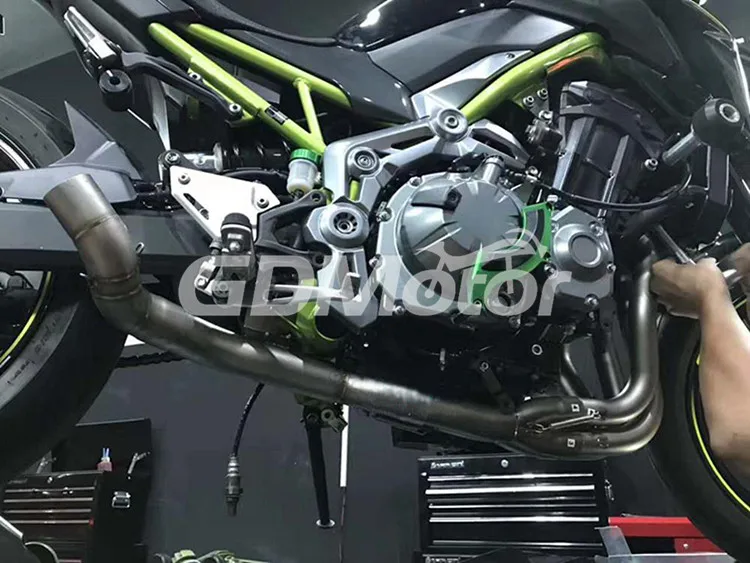 Cheap Factory Price  motorcycle full exhaust system for Z900 bend pipe 2017~2019