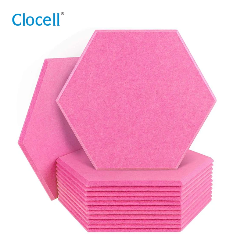 Clocell Sound Absorbing Material Acoustic Panel Soundproofing Wall Stickers Home Studio Noise Insulation Deco Door/Bedroom