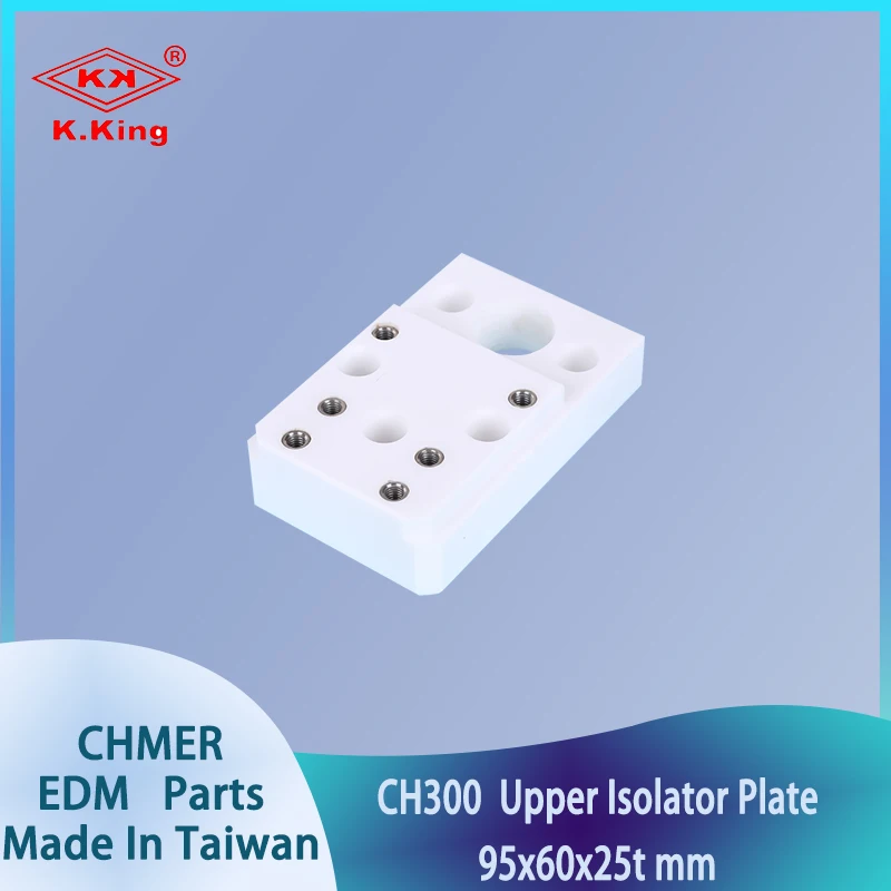 EDM Parts CH300 Upper Isolator Plate 95x60x25T For EDM Machine Made In Taiwan China