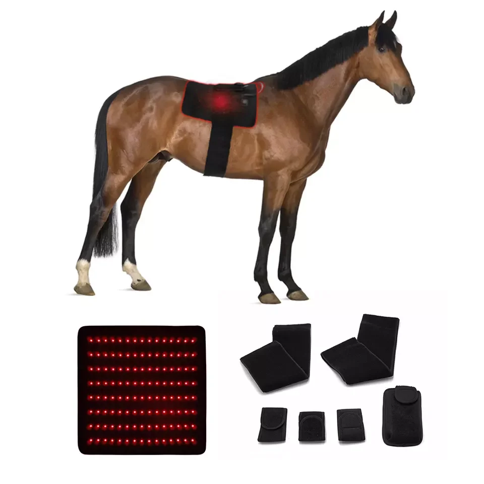 New LED Red Infrared Light Equestrian Horse Animal Leg Hoof Boot Therapy Wrap Red Light Therapy Belt For Horse
