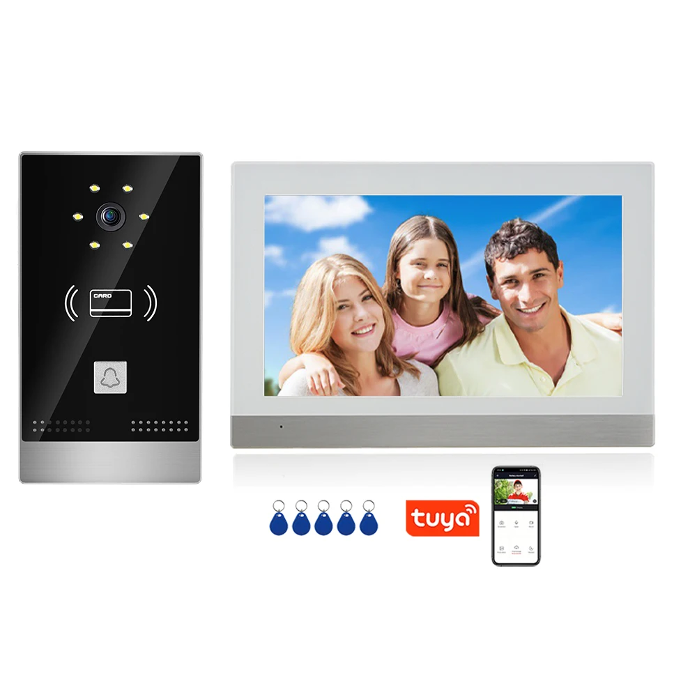 VIDEW Video Camera Doorbell Door Phone Intercom With 7 Inch HD Monitor Tuya Smart Night Vision Door Entry System