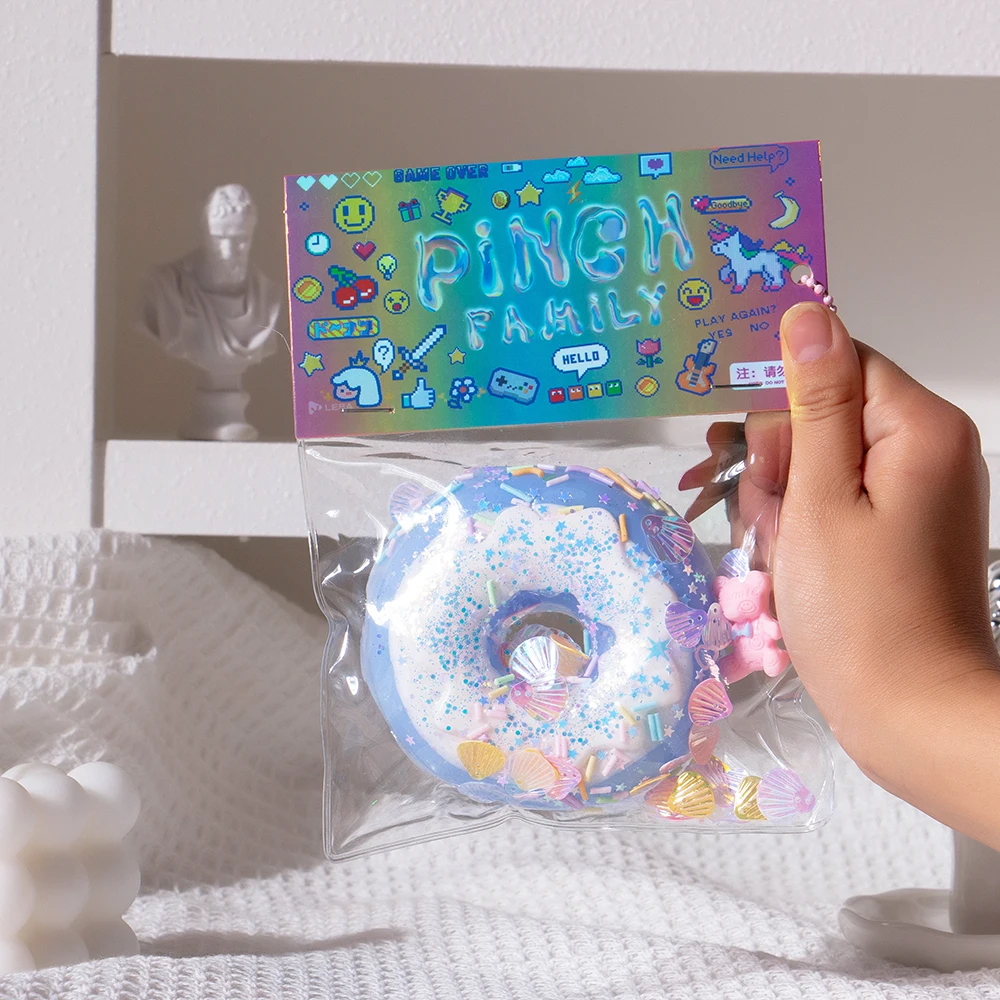 2024New silicone waffle kneading music Tiktok online celebrity same decompression toy with high face value and slow rebound feel