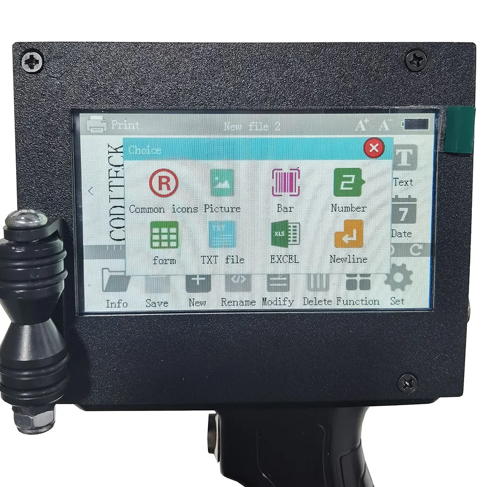 Coditeck 20 languages 12.7mm fastjet inkjet printer