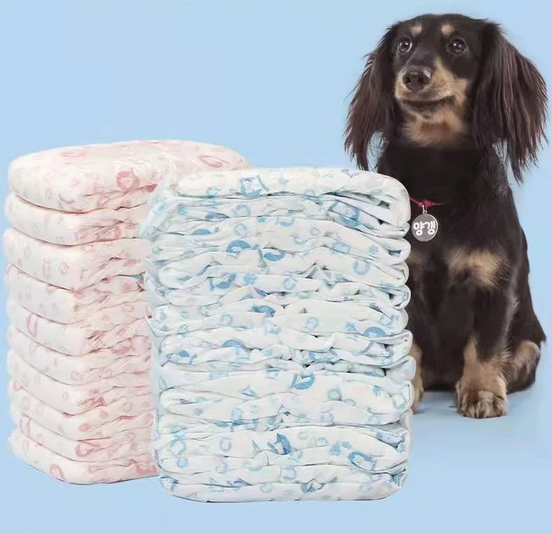 Wholesale Dog Diapers High Absorbent Pet Dog Diapers Disposable Male For Female Male Dog