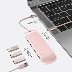 Концентратор USB3.0 * 4 + USB c 5 в 1 для док-станции Macbook