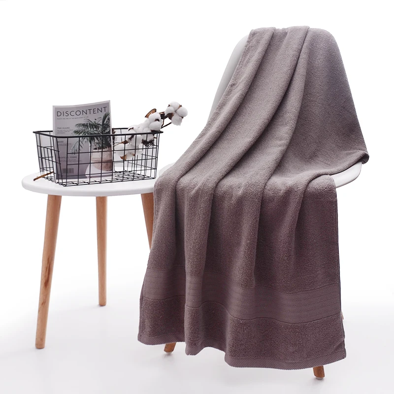 The factory sells high-grade pure cotton bath towels The star hotel custom bath towels does not shed hair and is super soft