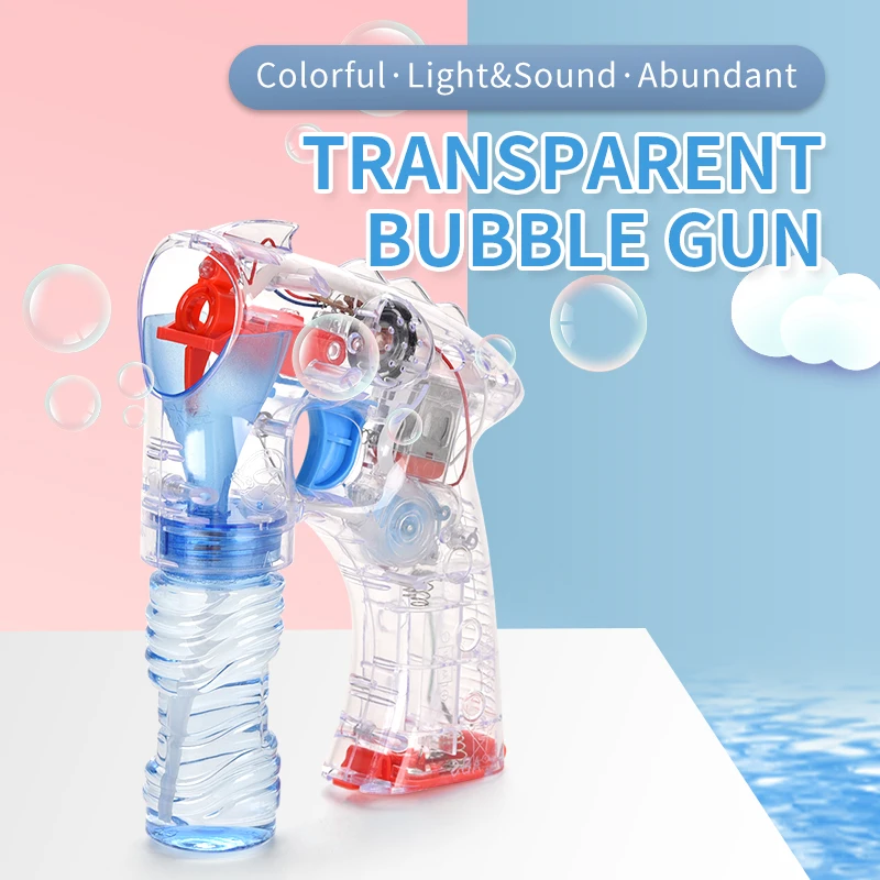 Kid Bath Toy For Children Birthday Gift Outdoor Party Toys kids Toys Bubble Machine Guns Bubble Gun
