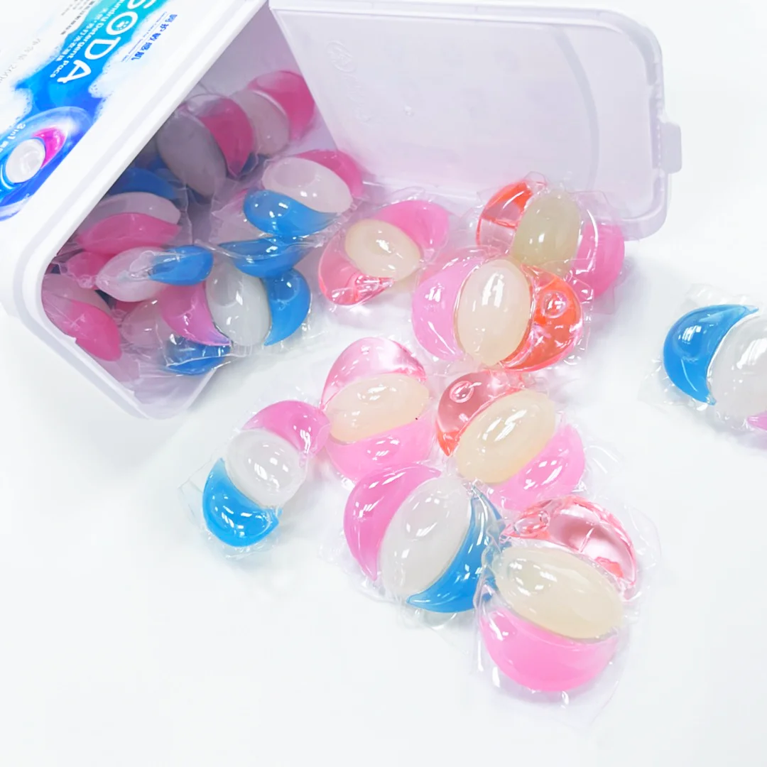 detergent Laundry scented pods wholesale 10g 15g laundry capsule beads 3 in 1 for washing clothes