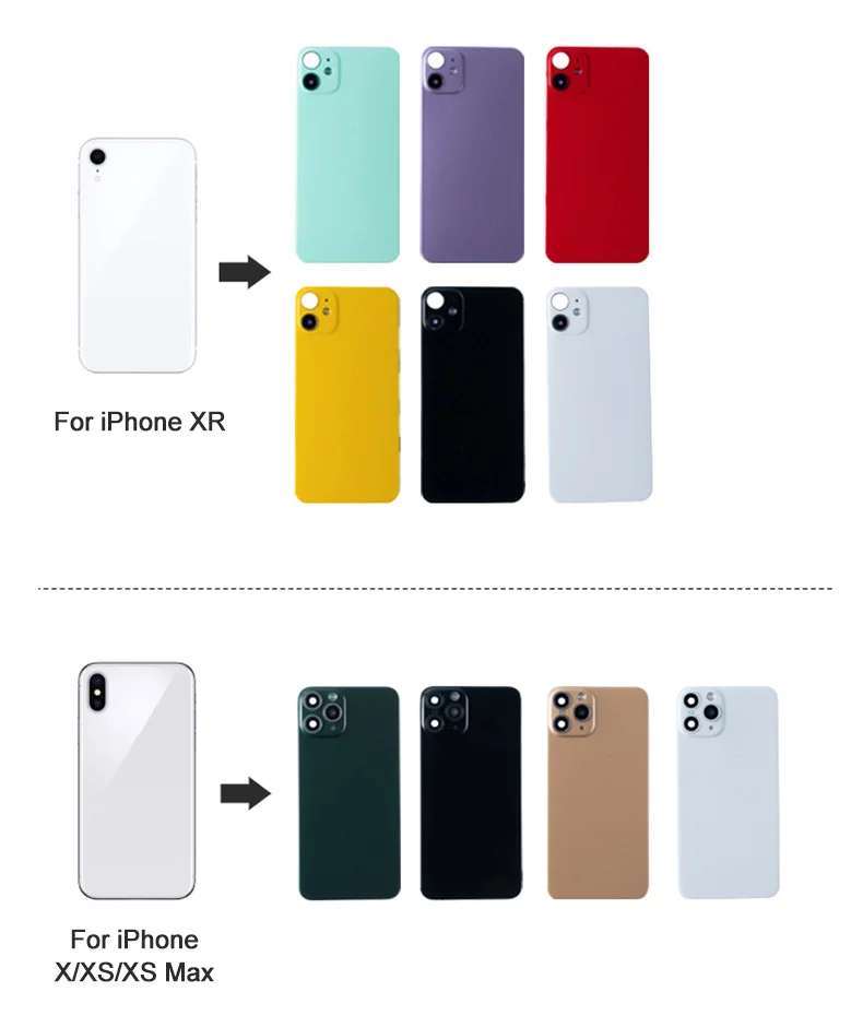 Camera Lens Protector Back Cover Matte Protective Film Sticker For Iphone X Xr Xs Max Seconds Change to 11 11Pro Pro Max