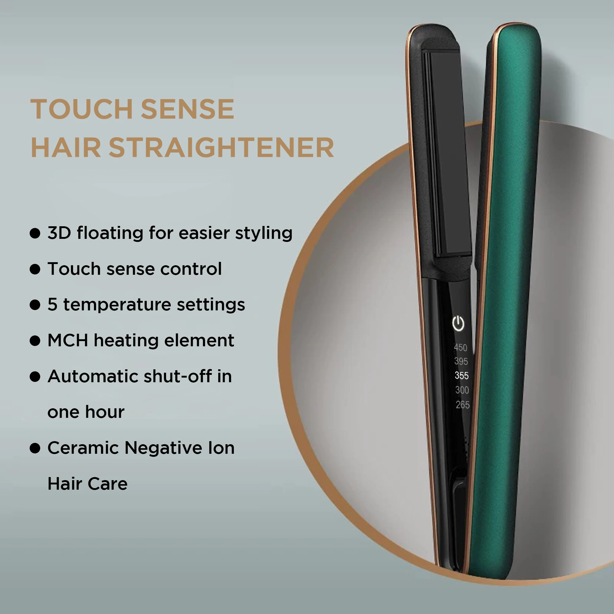 Planchas titanium pro nano baby plancha touchsense