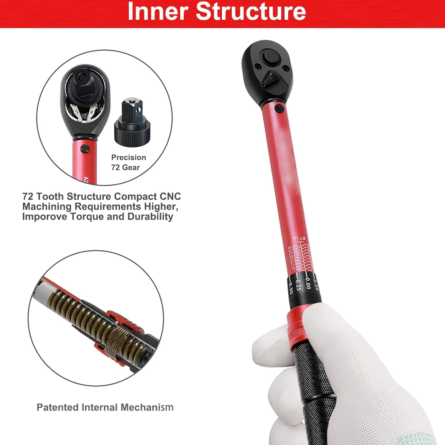 3/8 Drive Inch Pound Torque Wrenches  tool set  10-60N.M  Spark Plug Socket :14mm ,16mm