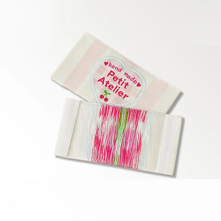 ZD Custom Logo Cloth Tag Labels For Clothing Sewed Eco-Friendly T-Shirt Back Neck Label for Clothes