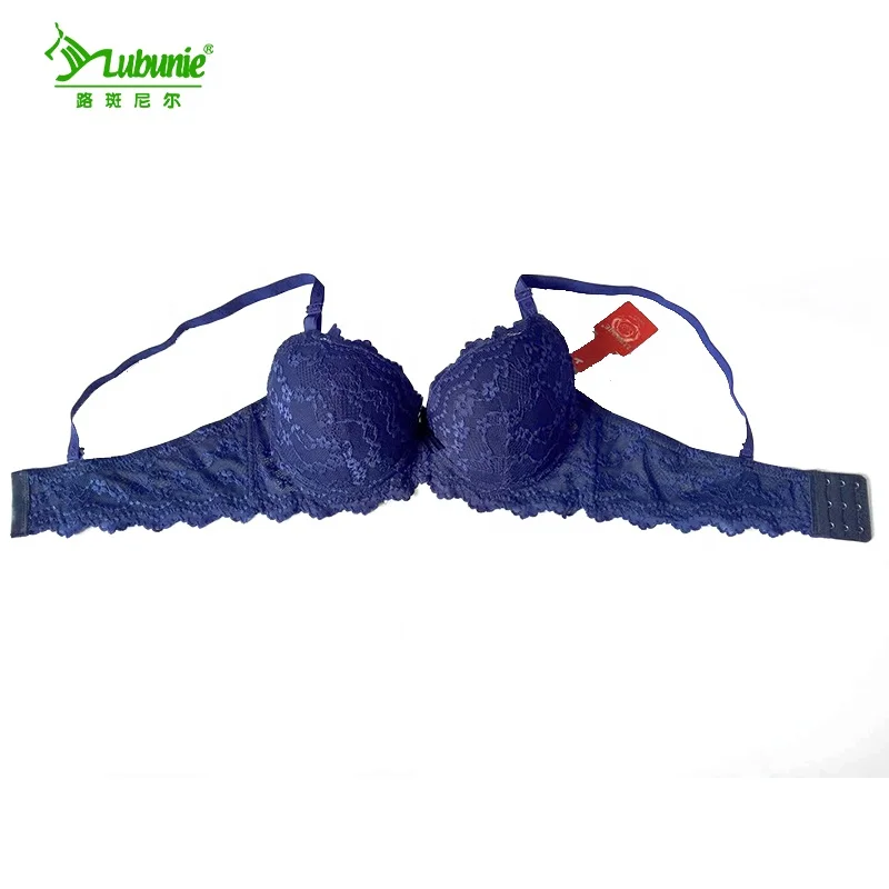 LUBUNIE High quality hot sexy girls full lace cover inside padded push up bra