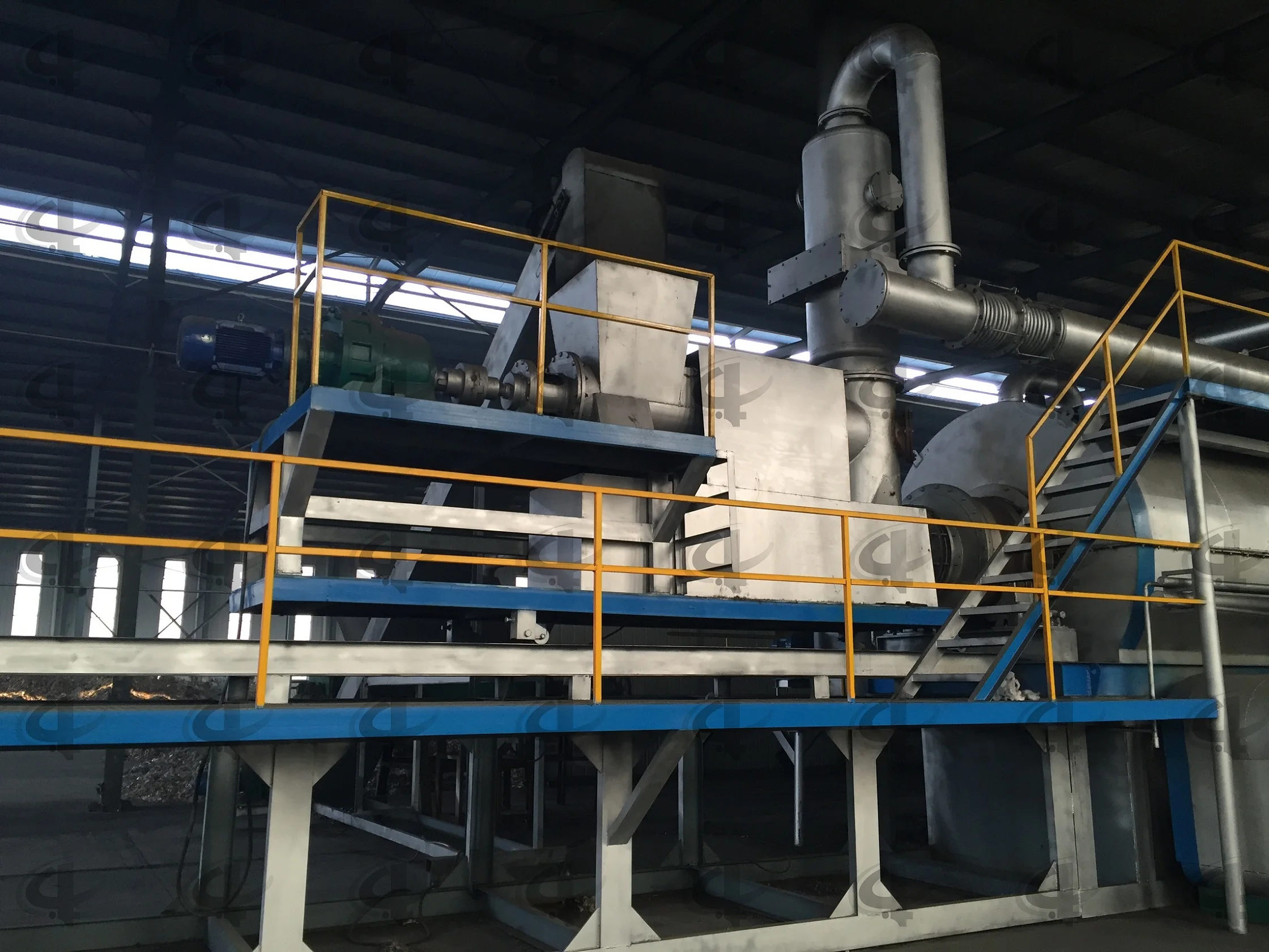 High Quality Factory Price continuous recycle tires to thermolysis oil plant