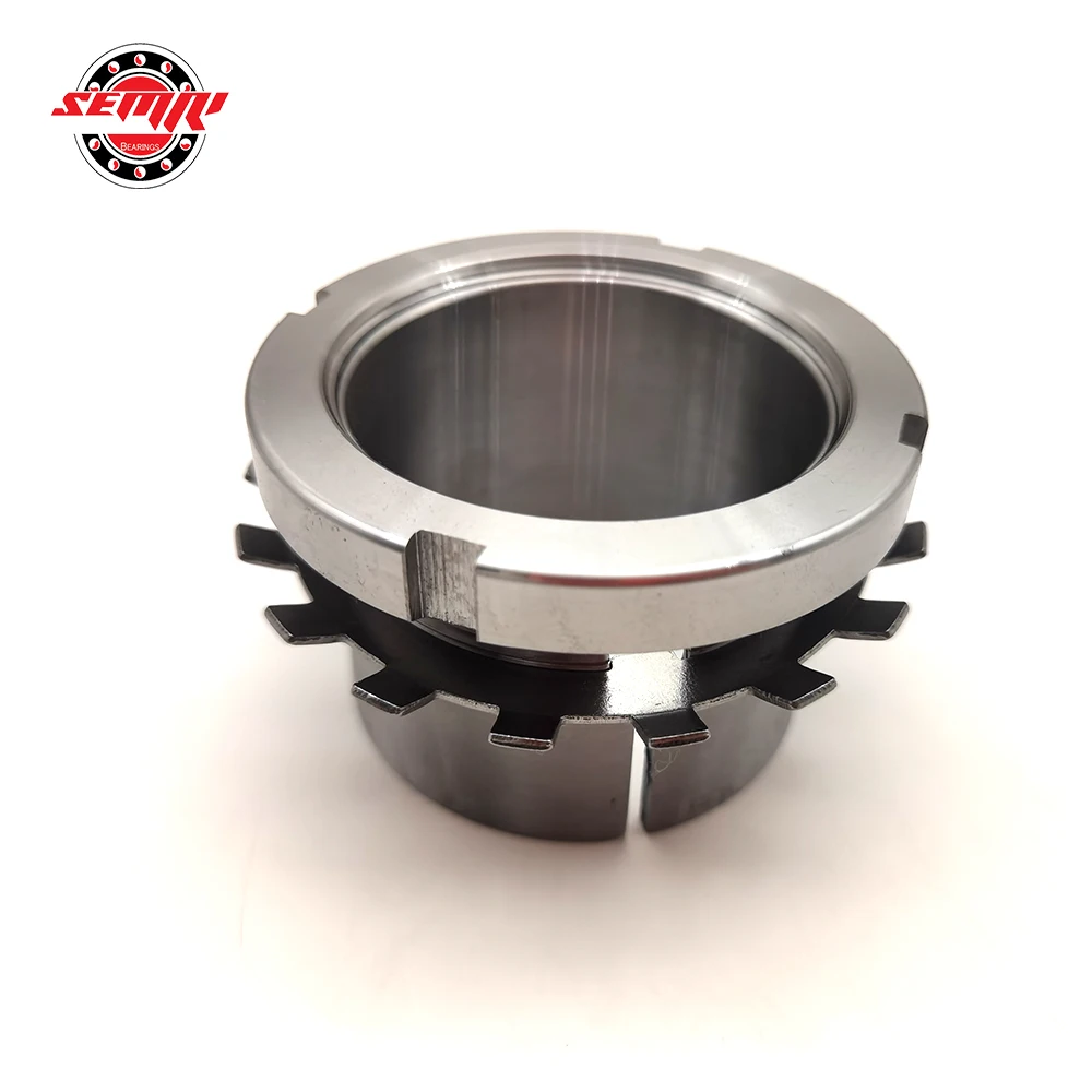 Metric adapter sleeve complete with lock nut locking for bearings H222