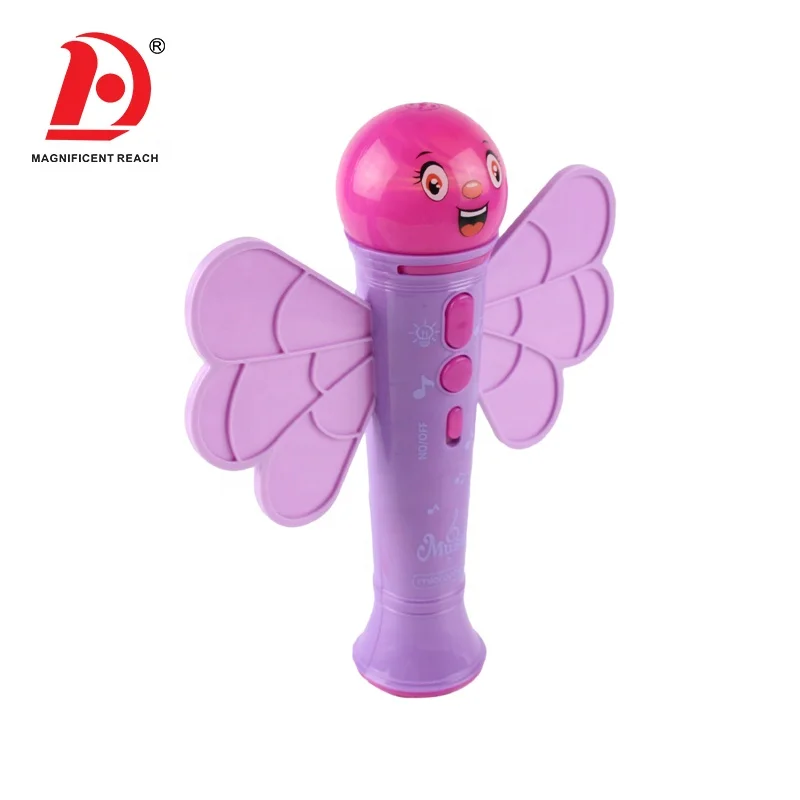 HUADA 2019 Baby Musical Karaoke Echo Microphone Toys with Connecting Cell Phone Function